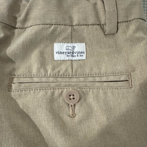 Vineyard Vines Performance Khakis Dress Pants Girls Size 16 Tan Adjustable - Picture 6 of 10